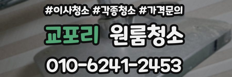 교포리 이사청소