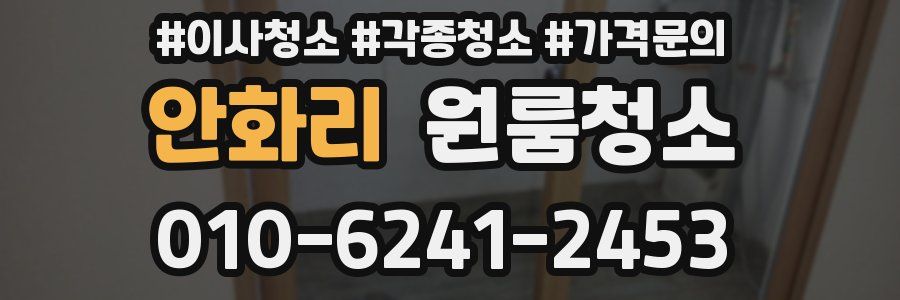 안화리 이사청소