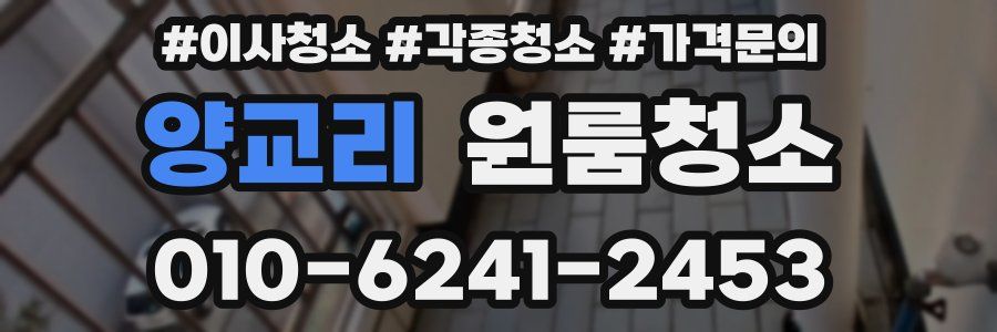 양교리 이사청소