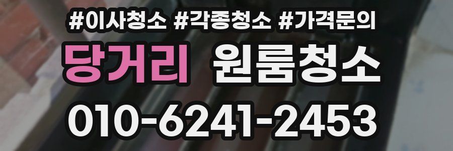 당거리 이사청소