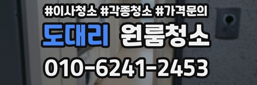 도대리 이사청소