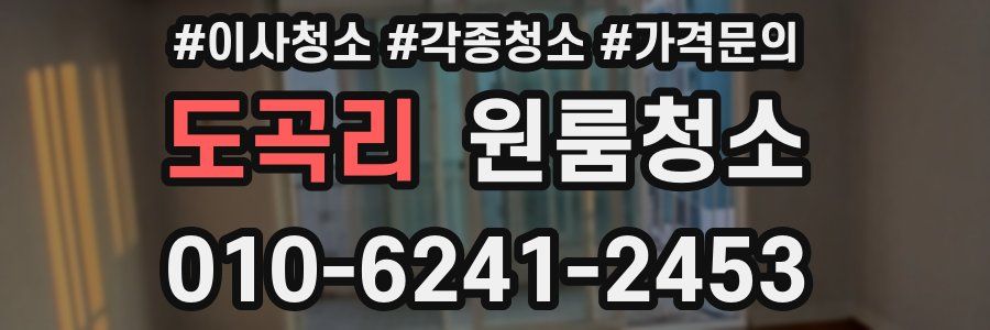 도곡리 이사청소