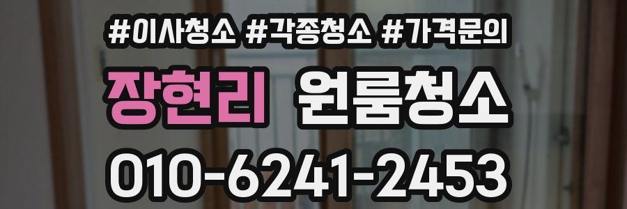 장현리 이사청소