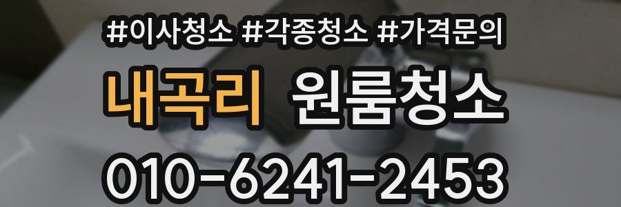 내곡리 이사청소