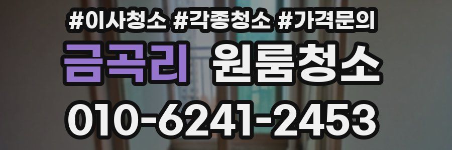 금곡리 이사청소