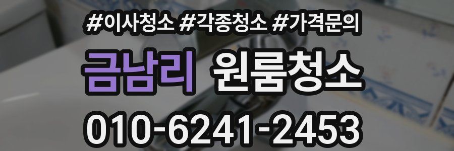 금남리 이사청소