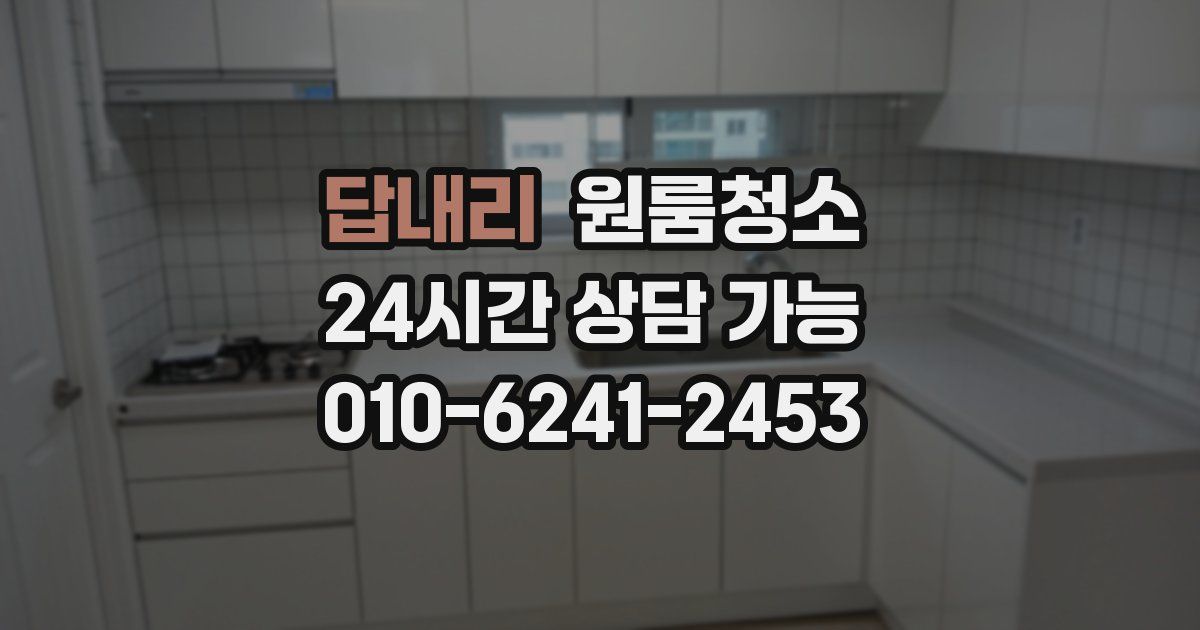 답내리 입주청소