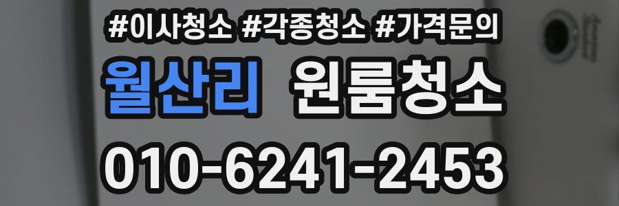 월산리 이사청소