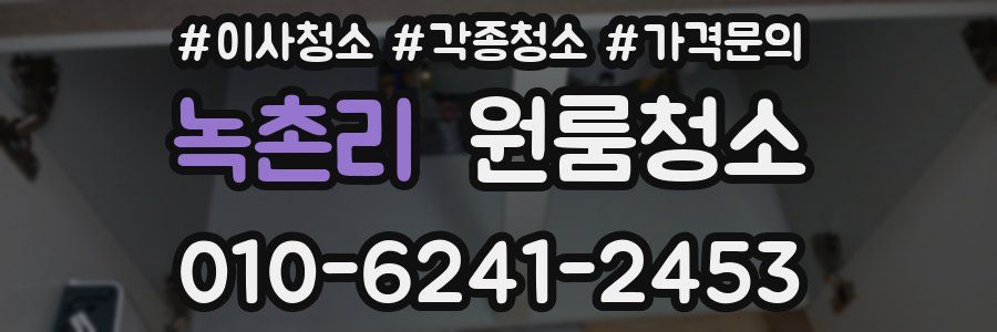 녹촌리 이사청소
