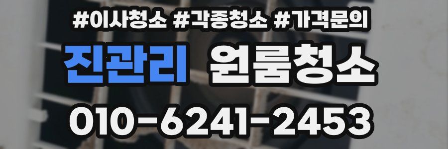 진관리 이사청소