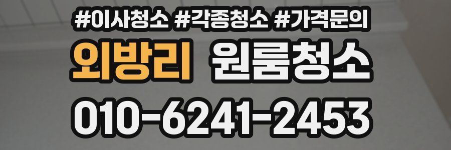 외방리 이사청소