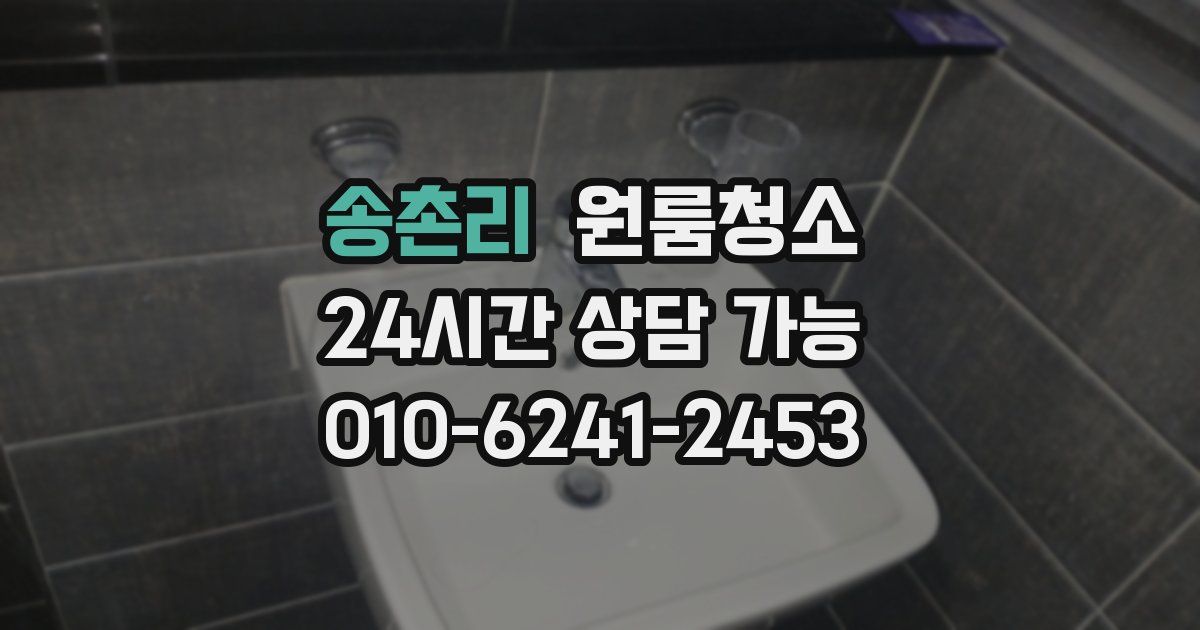 송촌리 입주청소