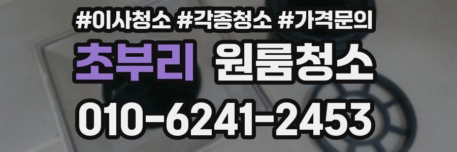 초부리 이사청소