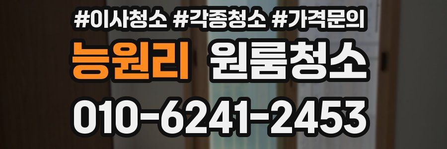 능원리 이사청소