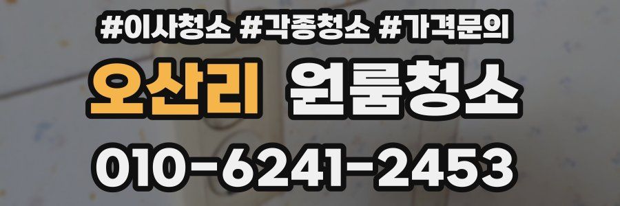 오산리 이사청소