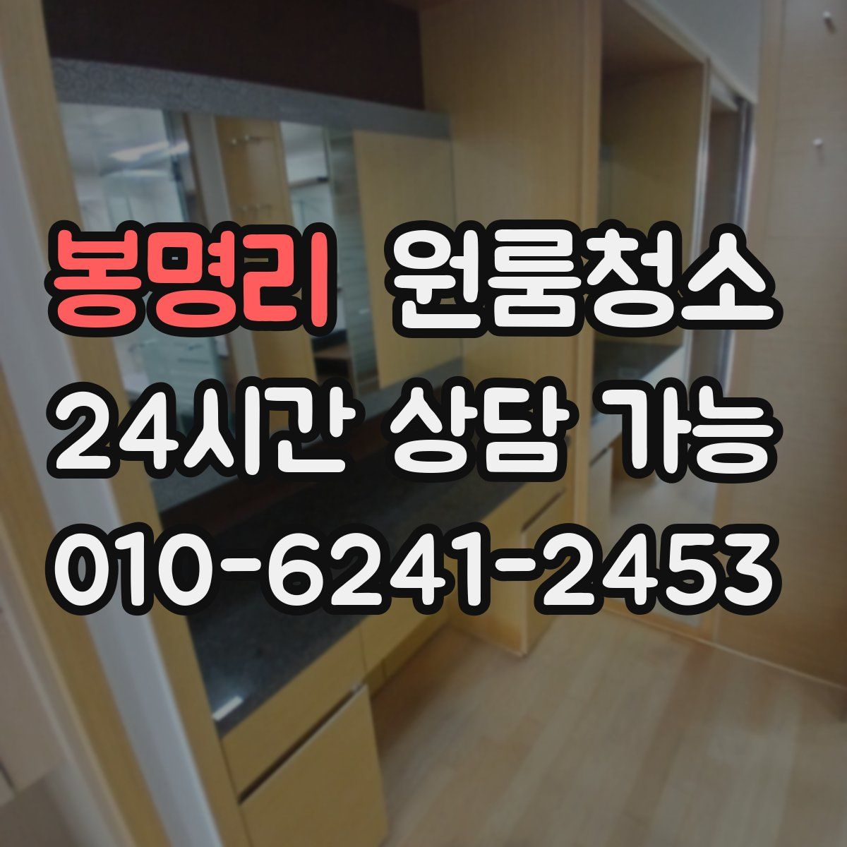 봉명리 원룸청소