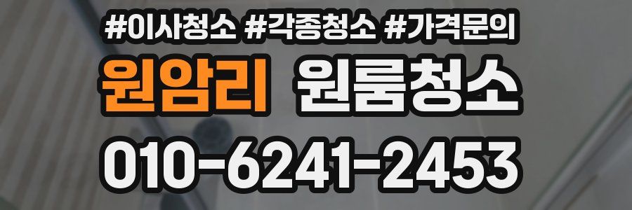 원암리 이사청소