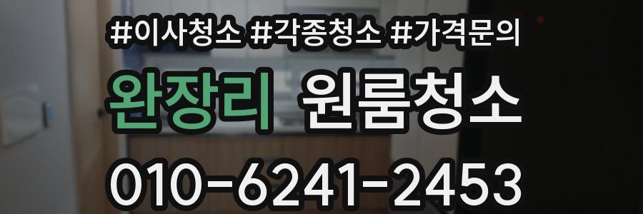 완장리 이사청소