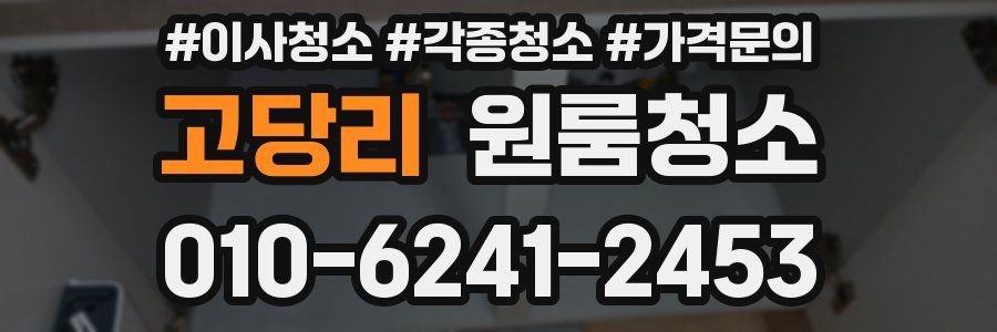 고당리 이사청소