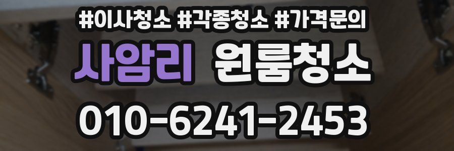 사암리 이사청소