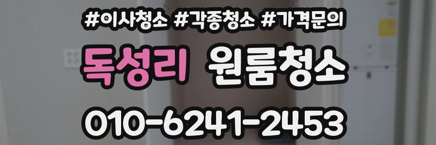 독성리 이사청소