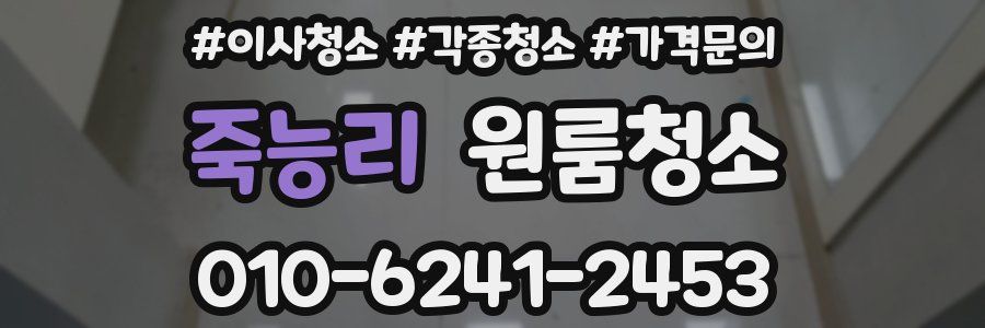 죽능리 이사청소