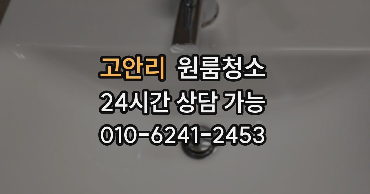 고안리 입주청소