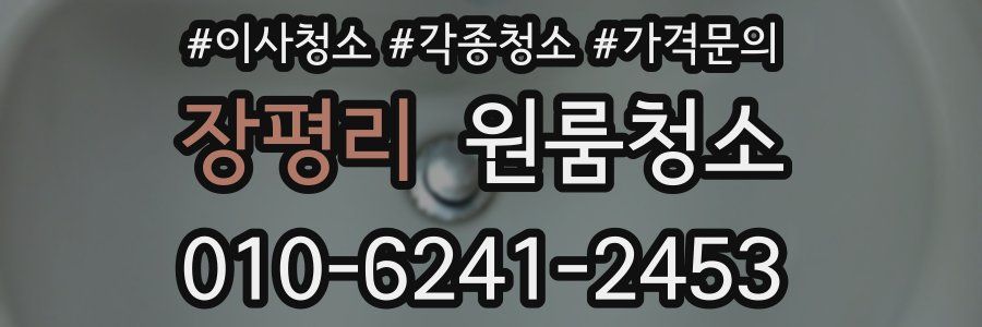 장평리 이사청소