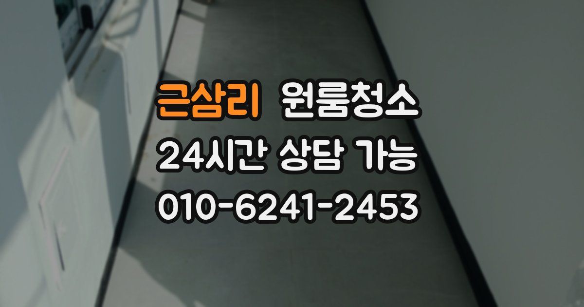 근삼리 입주청소