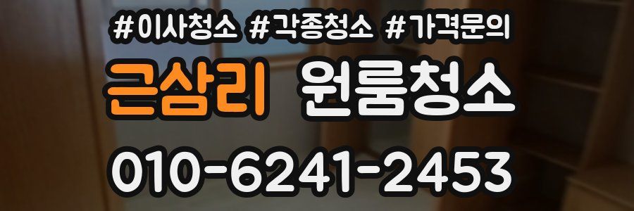 근삼리 이사청소