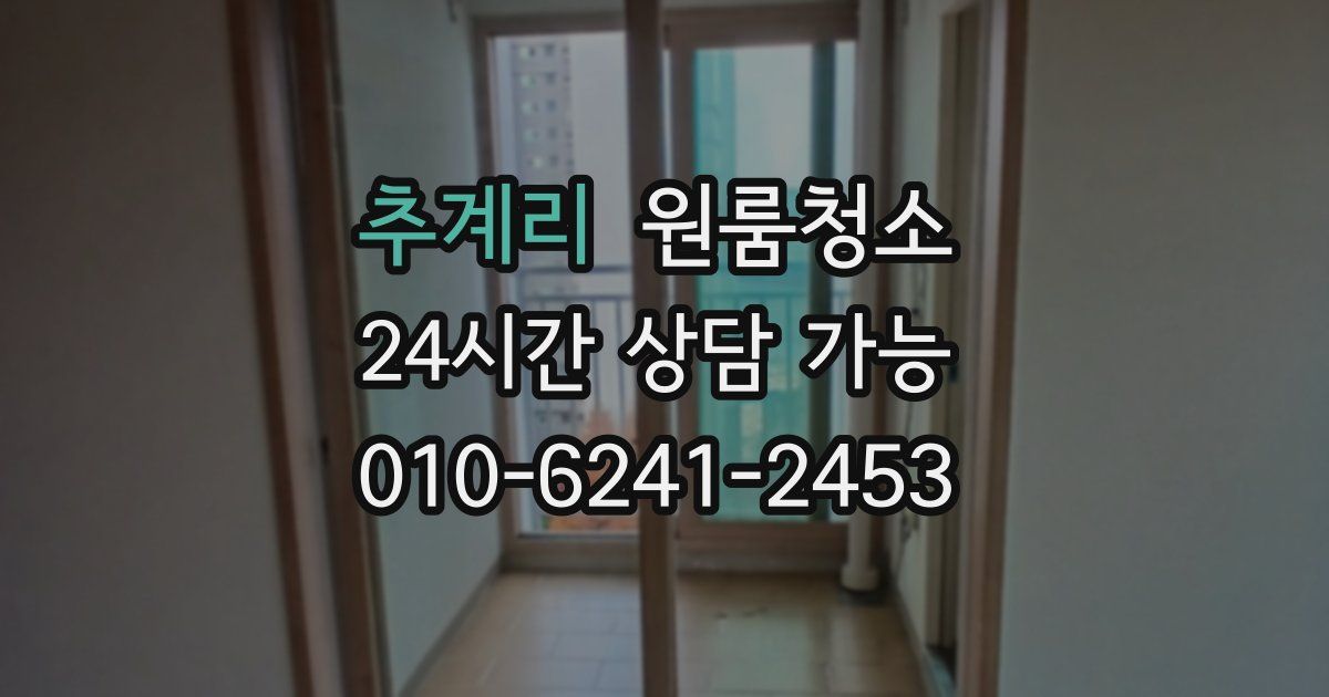 추계리 입주청소