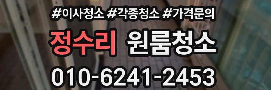 정수리 이사청소