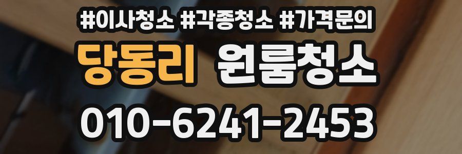 당동리 이사청소