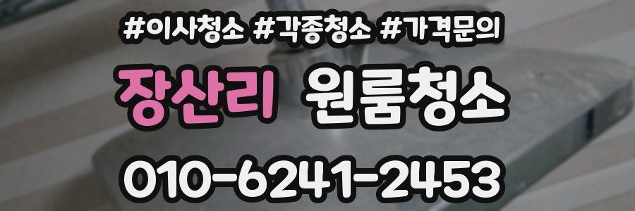 장산리 이사청소