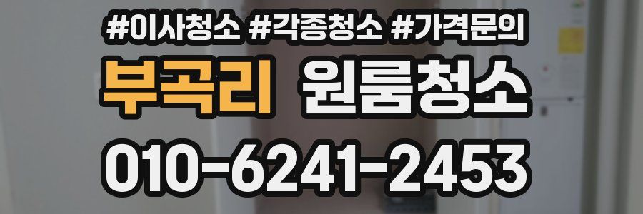 부곡리 이사청소