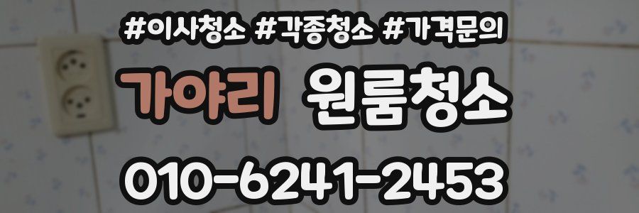 가야리 이사청소