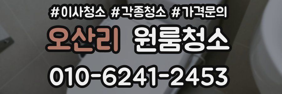 오산리 이사청소