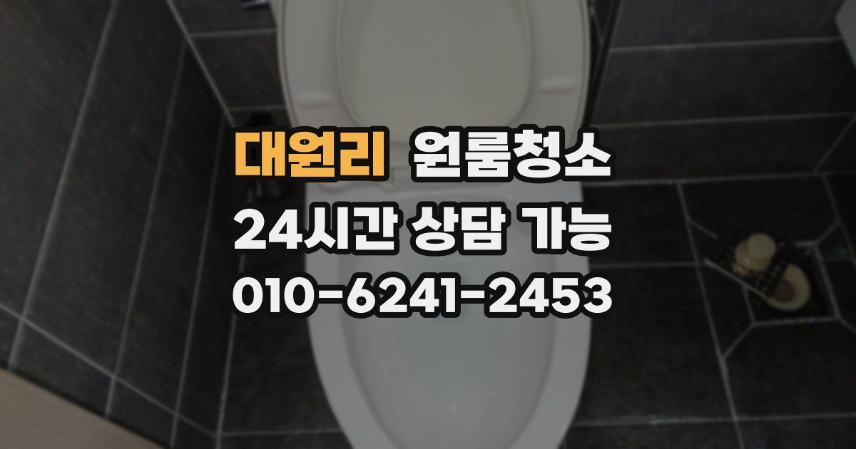 대원리 입주청소