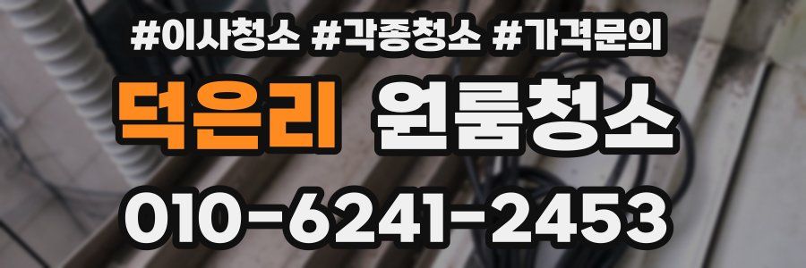 덕은리 이사청소