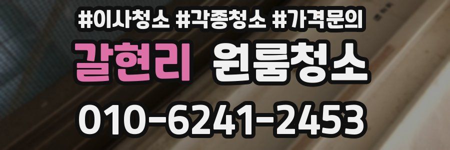 갈현리 이사청소