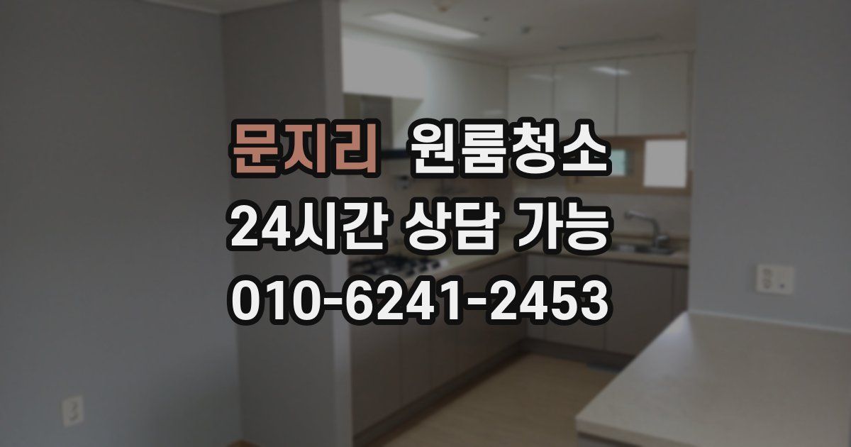 문지리 입주청소