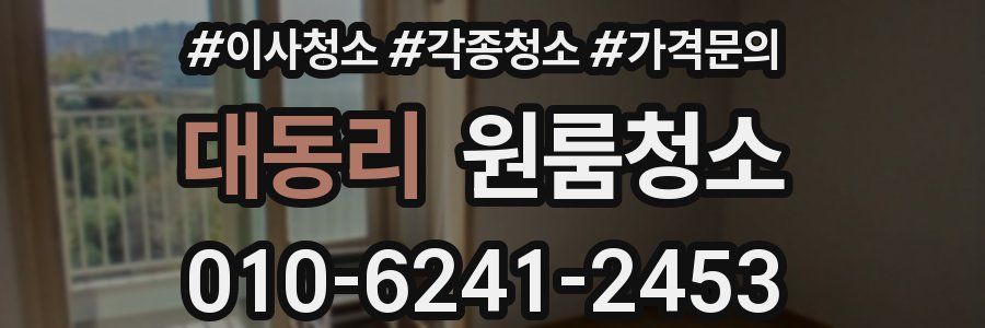 대동리 이사청소