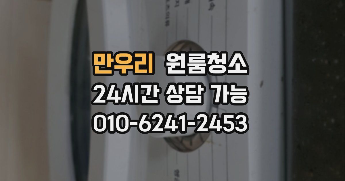 만우리 입주청소