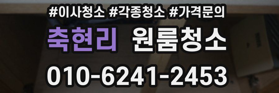 축현리 이사청소