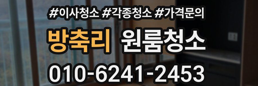 방축리 이사청소