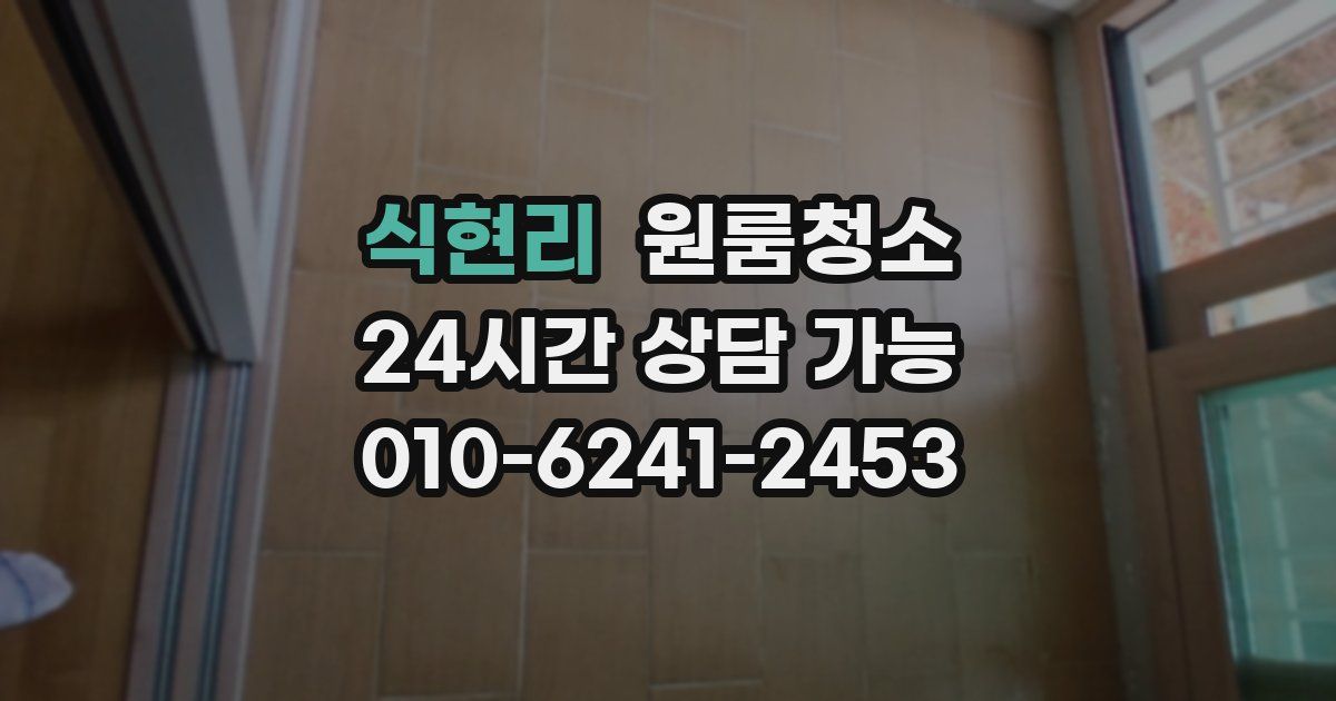 식현리 입주청소