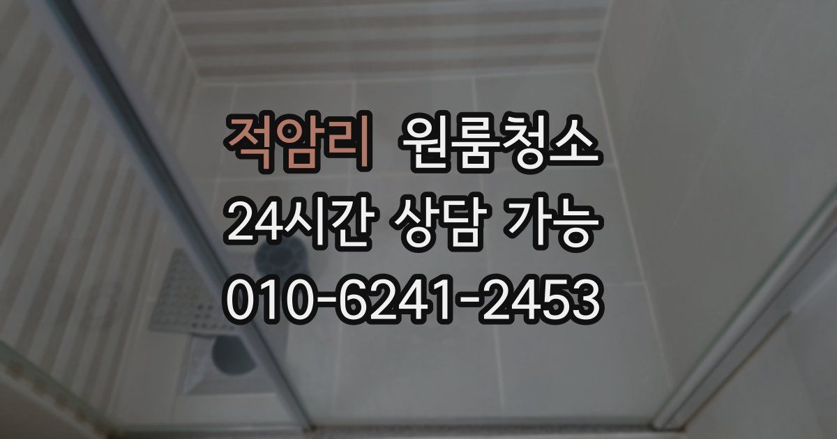 적암리 입주청소