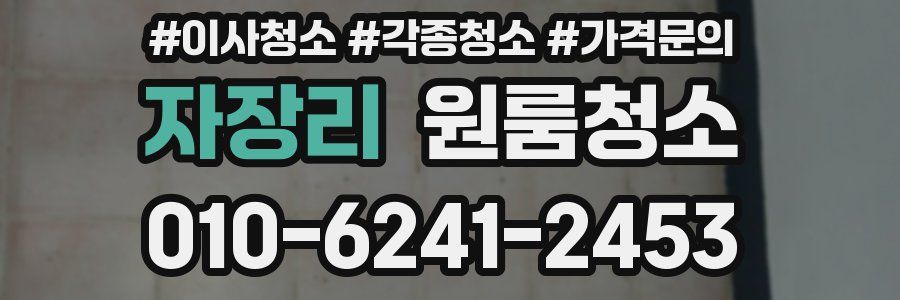 자장리 이사청소