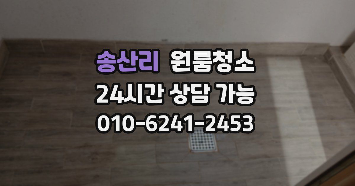 송산리 입주청소