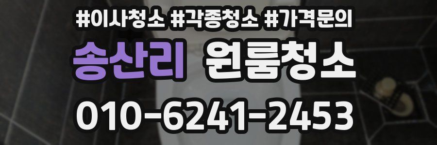 송산리 이사청소